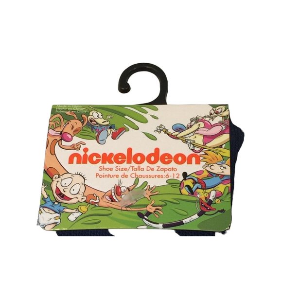 Nickelodeon Rugrats Reptar Men's Blue Crew Socks Size 6-12 - Picture 2 of 5